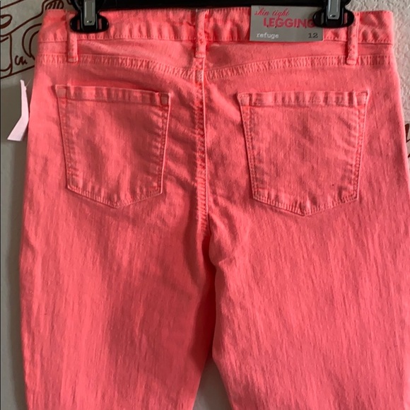 NWT Charlotte Russe Refuge Pink Skinny Jeans - Picture 4 of 8